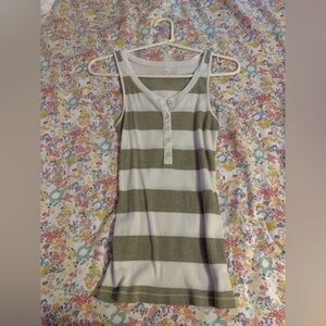 Old navy striped button up tank